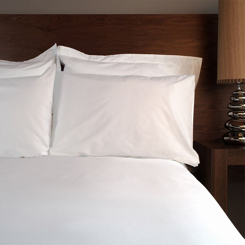 50 Cotton 50 Blend 200t Perkale Plain Weave Tempat Tidur untuk Hotel
