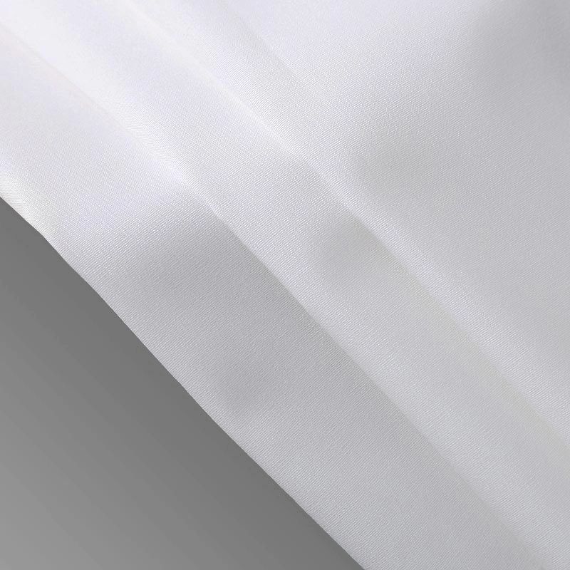 50 Cotton 50 Polyester Plain Weave White 200t Hotel Tekstil Kain