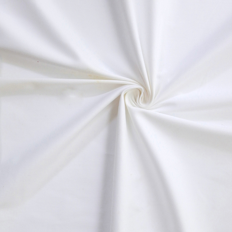 Combed Cotton 60s 330 TC Hotel Bed Linen Fabric Pure White