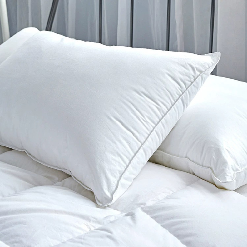 Multiple Chamber Luxury 90% Goose Down Feather Hotel Sleeping Pillows