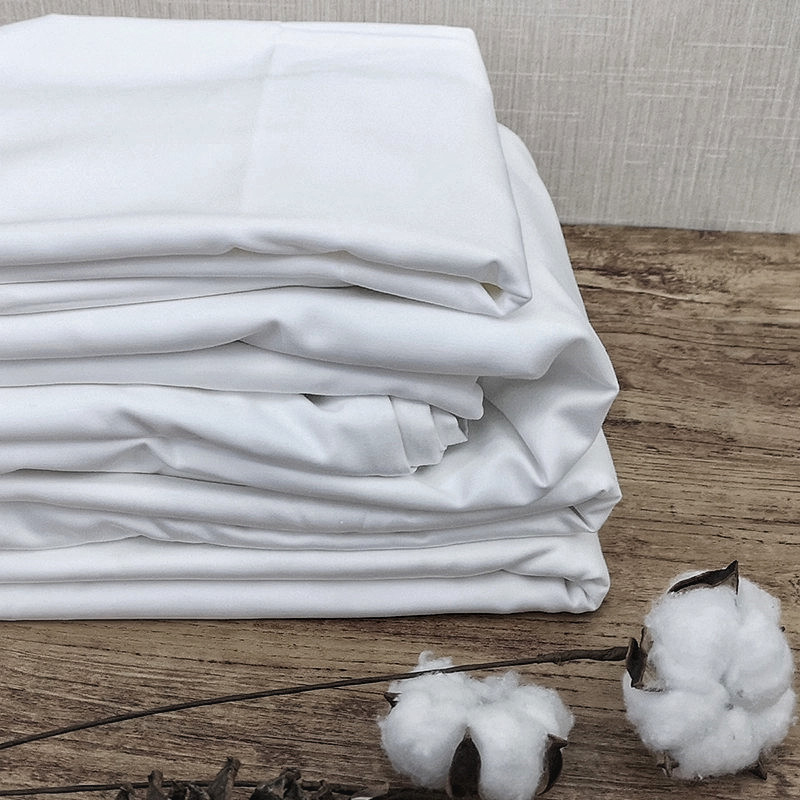Kapas murni putih t250 t250 Sateen plain hotel lreets