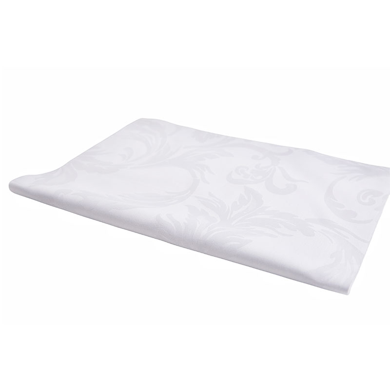Cotton White T300 Satin Jacquard Bedding Tekstil Kain