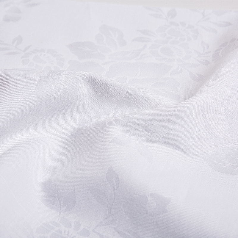 Cotton Sateen Jacquard Woven Hotel Sheeting Fabric